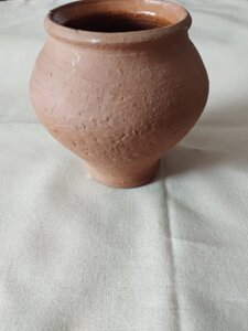 2 шт Керамічна глиняна ваза декоративна коричнева Код/Артикул 87