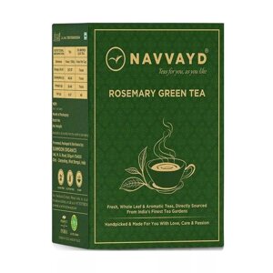 Зелений чай із Розмарином (100 г), Rosemary Green Tea, Navvayd під замовлення з Індії за 45 днів, доставка безкоштовна