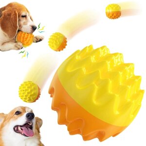 Інтерактивні скрипучі жувальні кульки для собак, іграшка для жування цуценят, кульки для домашніх тварин, іграшки Під