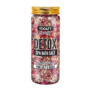 Детокс-сіль для ванни та спа (250 г), Detox Spa Bath Salt, YOGAFY Під замовлення з Індії 45 днів. Безкоштовна доставка.