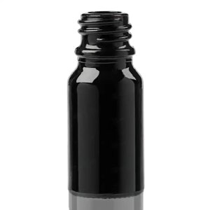 192 шт Пляшечка-крапельниця Сідней із чорного скла 10 мл упаковка без кришки