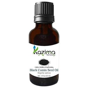 Олія насіння чорного кмину (15 мл), Black Cumin Seed Oil, Kazima Під замовлення з Індії 45 днів. Безкоштовна доставка.