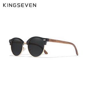 Поляризаційні сонцезахисні окуляри для чоловіків і жінок KINGSEVEN N5517 Black Код/Артикул 184