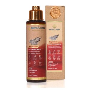 Гель для вмивання обличчя із Сріблом (100 мл), Royal Silver Indulgence Face Wash, Roots & Herbs Під замовлення з Індії