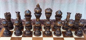 Шахові фігури з дерева Королівські