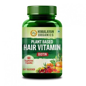 Вітаміни для волосся (60 кап), Hair Vitamin, Himalayan Organics Під замовлення з Індії 45 днів. Безкоштовна доставка.