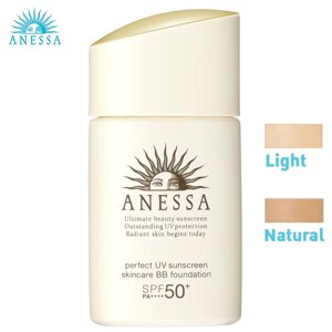 ANESSA Perfect UV Sunscreen BB Foundation A SPF50+PA++++ Light / Natural 25 мл - Shiseido Japan Під замовлення з