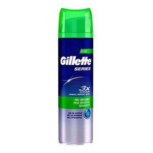 Гель для гоління Gillette Sensitive Skin (200 мл) Під замовлення з Франції за 30 днів. Доставка безкоштовна.
