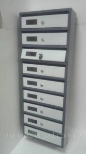 Поштова скринька на 9 квартир із задньою стінкою Код/Артикул 132 ПЯ-ПС-09-01