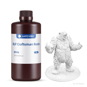 Фотополимерная смола DLP Anycubic Craftsman WHITE (Белая) Код/Артикул 57 SDHLWH-104C