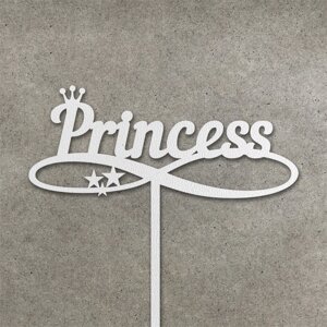 Топпер "Princess" з ДВП ( 14 см) Код/Артикул 80 Т0129б