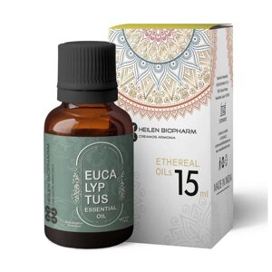 Ефірна олія Евкаліпта (15 мл), Eucalyptus Essential Oil, Heilen Biopharm Під замовлення з Індії 45 днів. Безкоштовна