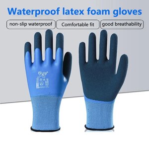Латексні водостійкі нейлонові рукавички з повним покриттям Холодостійкі садові рукавички Під замовлення за 30 днів,
