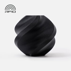 Пластик/філамент для 3D-друку Bambu Lab PLA Matte Charcoal (11101), Reusable Spool, 1.75mm, 1kg, 315m, 190-230°C /