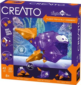 Набір 3D Creatto Flashy Fish Silly Swimmers. Водний світ світлодіодний Код/Артикул 75 536 Код/Артикул 75 536