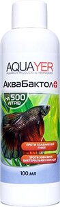 Засіб проти зовнішніх бактеріальних інфекцій - AQUAYER АкваБактол, 100мл Код/Артикул 7 AB100