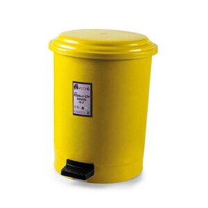 Кошик для сміття з педаллю жовтий пластик 30л PK-30 105 Код/Артикул 6 PK-30 105