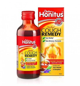 Хонітус: сироп з Медом та Тулсі (100 мл), Honitus Syrup For Cough, Dabur Під замовлення з Індії 45 днів. Безкоштовна