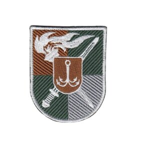 Шеврон військовий / армійська, Одеська військова академія , на липучці, кольоровий ЗСУ. 8,5 см* 7см Код/Артикул 81