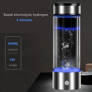 Водневий генератор, чашка, фільтр для води, 430 мл, лужний чайник, портативна пляшка для води, багато... під замовлення