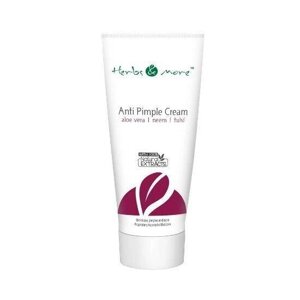 Крем проти прищів з Алое віра, Німом та Тулсі (75 г), Anti Pimple Cream Aloe Vera Neem Tulsi, Herbs & More Під