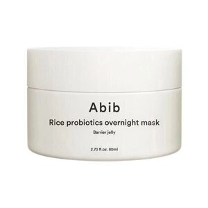 ABIB Рисові пробіотики нічна маска Barrier Jelly 80 мл під замовлення з кореї 30 днів доставка безкоштовна