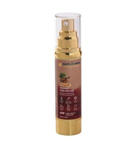 Зволожуюча сироватка для обличчя та шиї з Пажитником (30 мл), Fenugreek Radiant Skin Nectar, Roots & Herbs Під