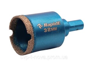 Алмазна коронка RapidE Evolution 32 мм, під дриль Код/Артикул HR-32