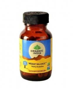 Вейт Баланс (60 кап, 325 мг), Weight Balance, Organic India Під замовлення з Індії 45 днів. Безкоштовна доставка.