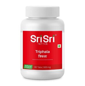 Трифала (60 таб, 500 мг), Triphala, Sri Sri Tattva Під замовлення з Індії 45 днів. Безкоштовна доставка.