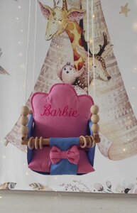 Підвісна гойдалка Лялька Барбі ( Barbie ), гойдалка для дітей Код/Артикул 115 ПК-003/1
