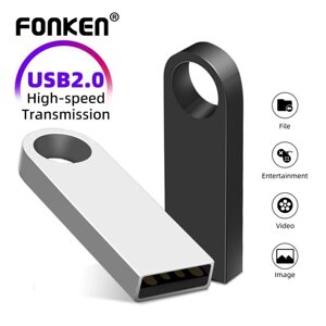 FONKEN Металевий USB-накопичувач Водонепроникний USB-накопичувач 2.0 Портативний USB-накопичувач для ПК Для