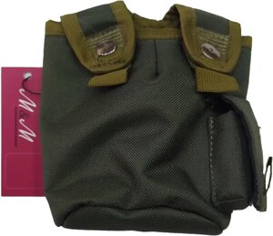 Чохол на флягу алюмінієву М&М 2 Olive green Хакі (213370) Код/Артикул 45 213370