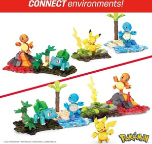 Набір фігурок з конструктора MEGA Pokemon, команда регіону Канто Код/Артикул 1134