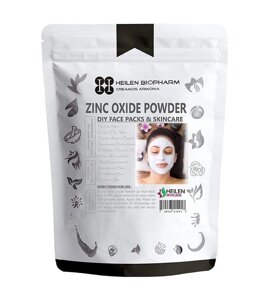 Оксид Цинку: порошкова маска для обличчя (100 г), Zinc Oxide Powder, Heilen Biopharm Під замовлення з Індії 45 днів.