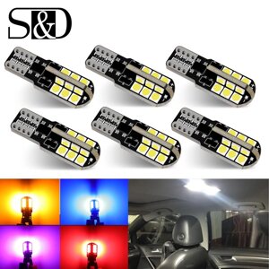 6 Шт. W5W T10 Led Canbus 168 194 світлодіодна лампа 24 SMD автомобільний бічний габаритний ф... під замовлення за 30