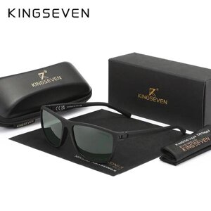 Чоловічі поляризаційні сонцезахисні окуляри KINGSEVEN LC755 Black Green Код/Артикул 184