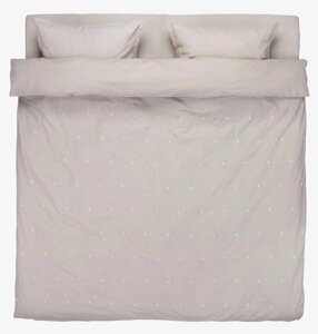 Комплект білизни ELLIE 200x220см світло-сірий вишивка Код/Артикул 7398632