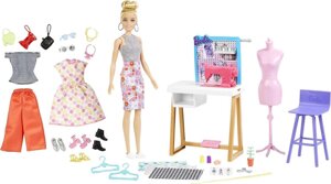 Ігровий набір Барбі блондинка дизайнер Barbie Fashion Designer Doll Код/Артикул 75 317 Код/Артикул 75 317 Код/Артикул