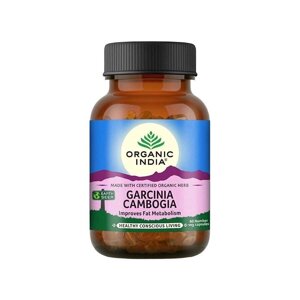 Гарцинія (60 кап, 325 мг), Garcinia Cambogia, Organic India Під замовлення з Індії 45 днів. Безкоштовна доставка.