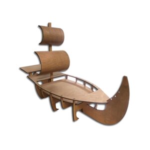 Підставка Корабель для суш Woodcraft 32х44х19см Код/Артикул 29 324