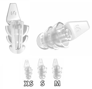 Багаторазові беруші для сну 31 дБ із підвищеною еластичністю | 3 розміри XS, S та M у комплекті Kokon Universe з