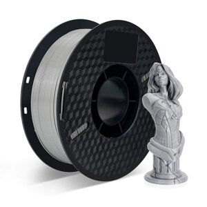 Пластик/філамент для 3D-друку KINGROON PETG , 1.75mm, 1kg Сірий Код/Артикул 57 HC098-Gray