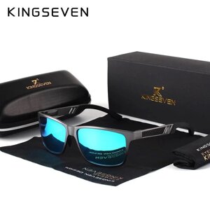 Чоловічі поляризаційні сонцезахисні окуляри KINGSEVEN N7180 Gun Blue Код/Артикул 184