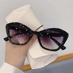 Модні сонцезахисні окуляри «котяче око» для жінок, вінтажні відтінки UV400, брендові дизайнерські модні окуляри