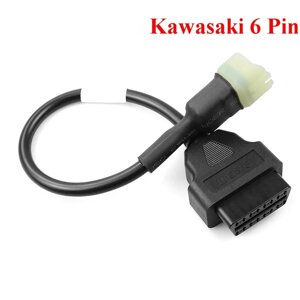 ПЕРЕХОДНИК Kawasaki 6 pin адаптер 16Pin OBD2 OBDII кабель діагностичний Код/Артикул 13