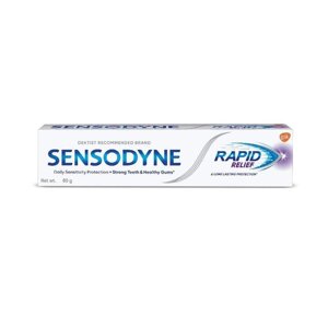 Зубна паста Сенсодін: миттєвий ефект (80 г), Sensodyne Toothpaste Rapid Relief, Glaxo Smith Kline Під замовлення з