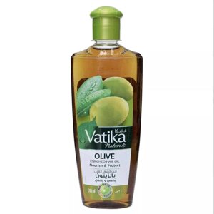 Олія для волосся (200 мл), Vatika Enriched Olive Hair Oil, Dabur Під замовлення з Індії 45 днів. Безкоштовна доставка.