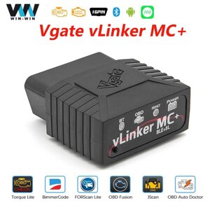 Vgate VLinker MC + для BimmerCode FORScan ELM327 V2.2 Bluetooth 4,0 OBD2 сканер OBD 2 WIFI авто діагностичні Під