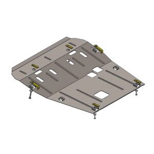 Захист переднього двигуна Volkswagen ID 4 (з 2020-) Код/Артикул 439